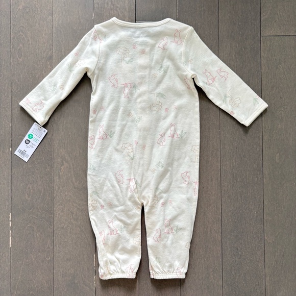 NWT Carter's Convertible Bunny Nightgown and Bonnet, 6M - Picture 6 of 11